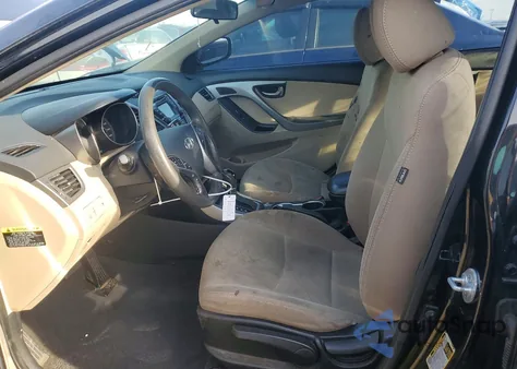 2014 Hyundai Elantra Se z USA, uszkodzony, nr VIN 5NPDH4AE8EH543554